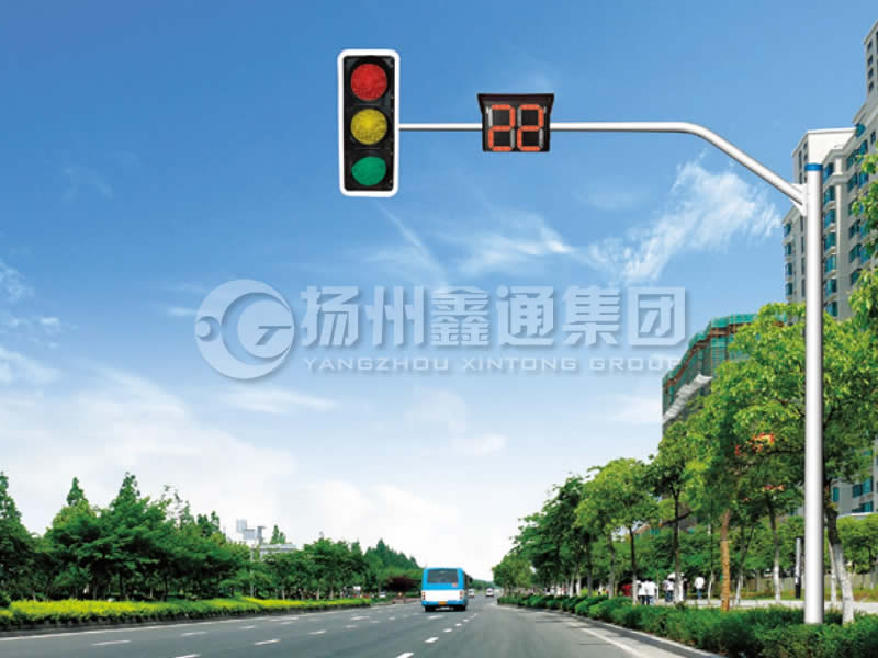 XHDG-010，彎臂信號燈桿，臨沂信號燈桿